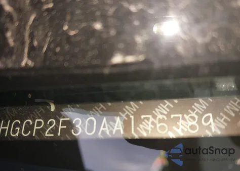 2010 Honda Accord 2.4 Lx z USA, uszkodzony, nr VIN 1HGCP2F30AA176789